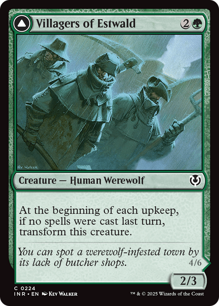 Image of Villagers of Estwald (INR-224) - Innistrad Remastered Foil