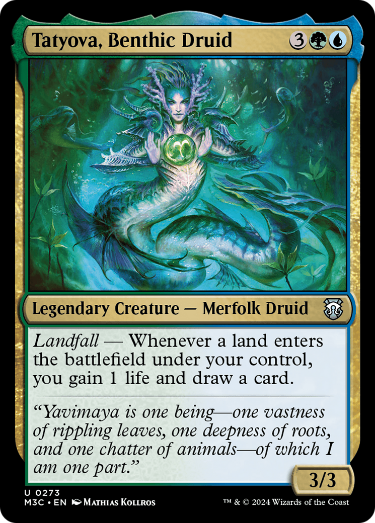 Image of Tatyova, Benthic Druid (M3C-273) - Modern Horizons 3 Commander