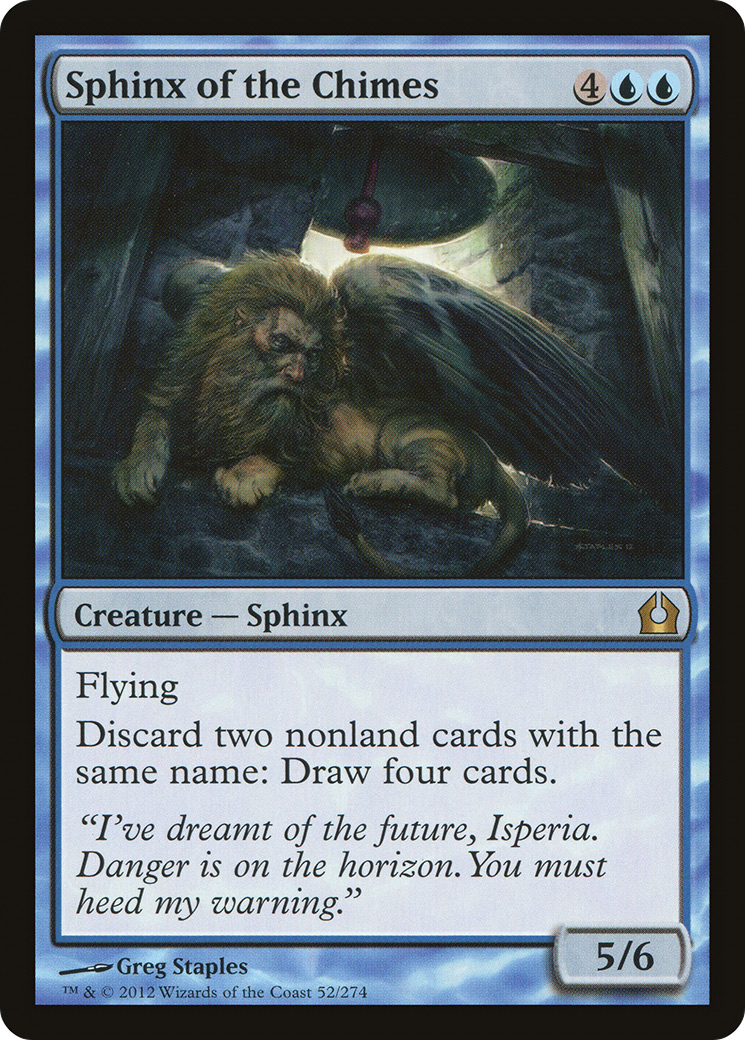 Image of Sphinx of the Chimes (RTR-052) - Return to Ravnica