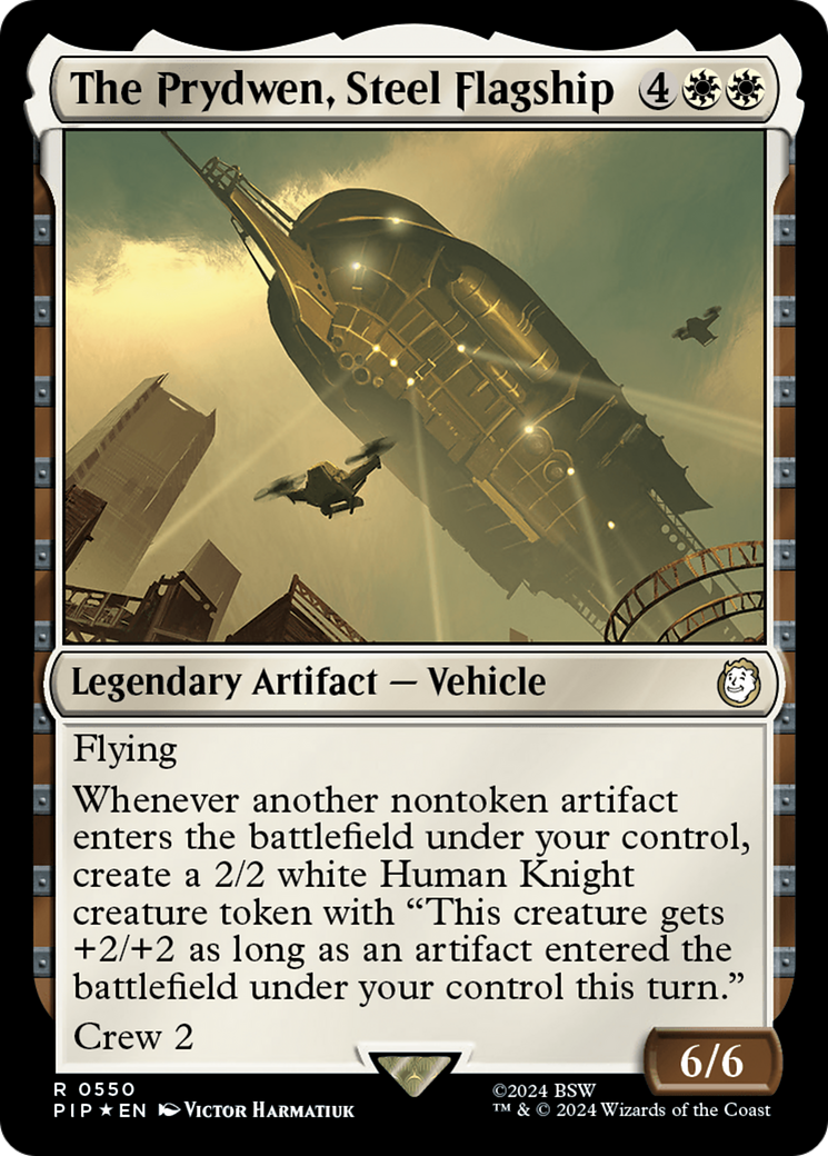 Image of The Prydwen, Steel Flagship (Surge Foil) (PIP-550) - Fallout Foil