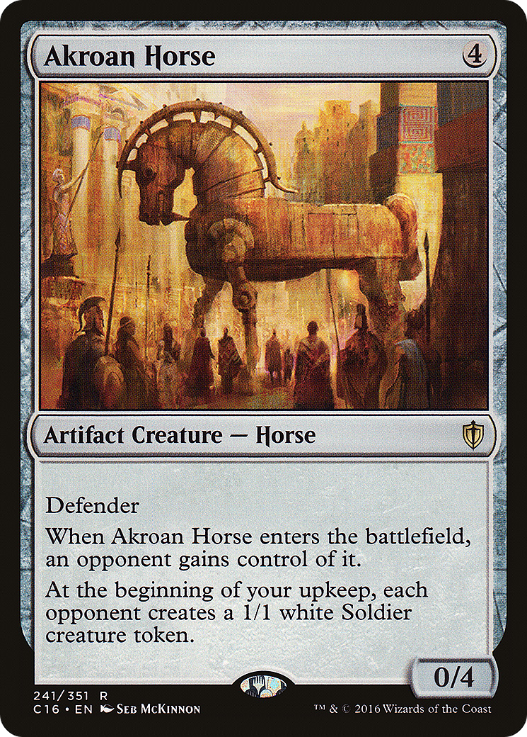 Image of Akroan Horse (C16-241) - Commander 2016