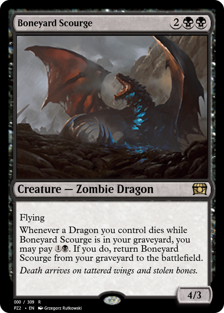 Image of Boneyard Scourge (PZ2-65687) - Treasure Chest Foil