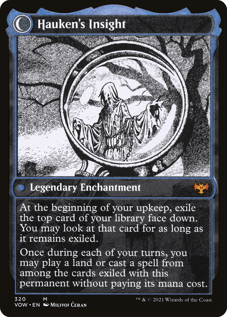 Image of Jacob Hauken, Inspector (Showcase) (VOW-320) - Innistrad: Crimson Vow: (Showcase, Double Faced Transform) Foil