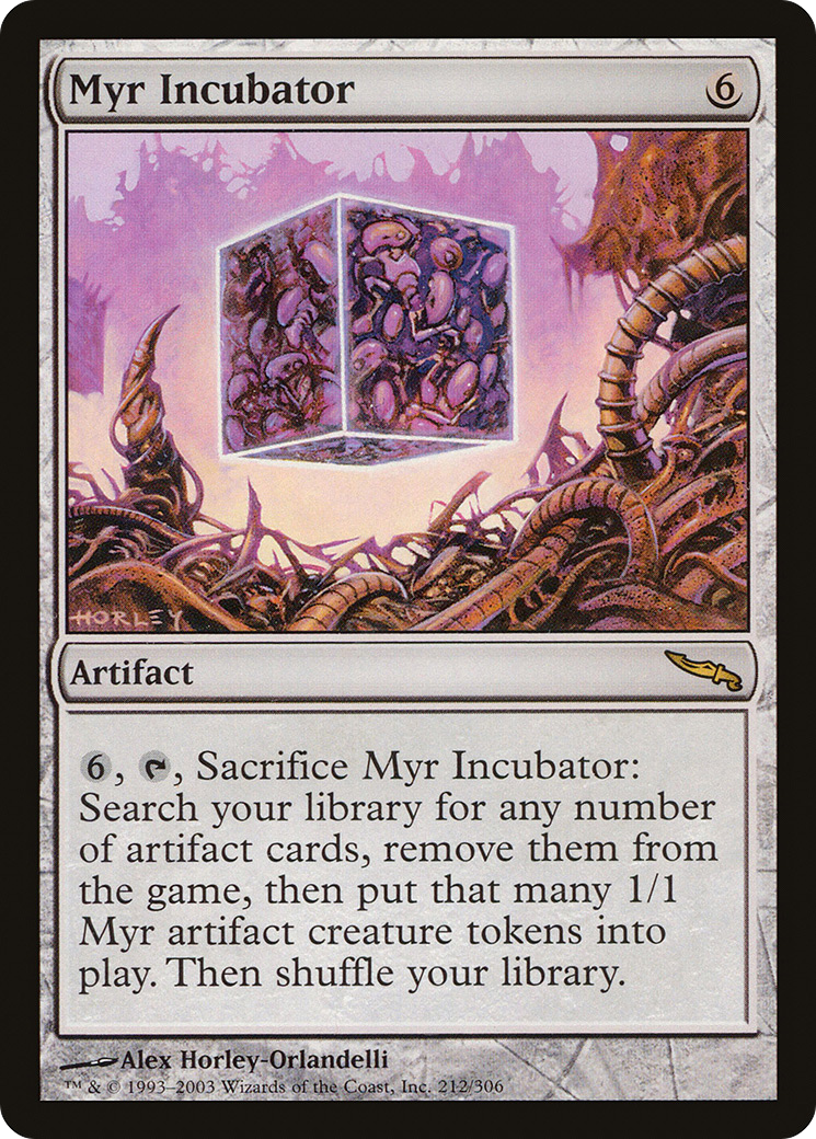 Image of Myr Incubator (MRD-212) - Mirrodin Foil