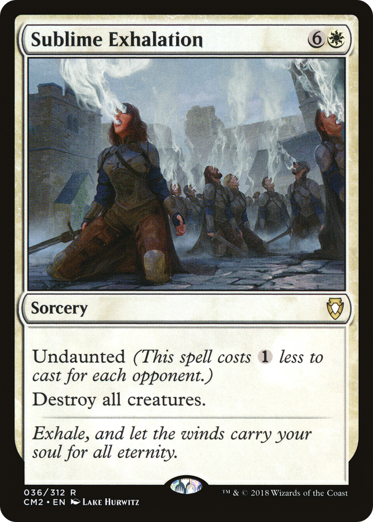 Image of Sublime Exhalation (CM2-036) - Commander Anthology Volume II