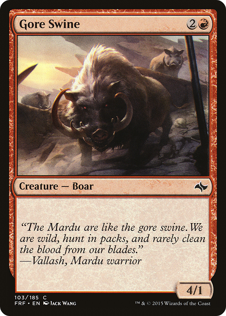 Image of Gore Swine (FRF-103) - Fate Reforged Foil