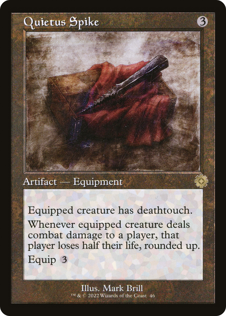 Image of Quietus Spike (BRR-046) - The Brothers' War Retro Artifacts Foil