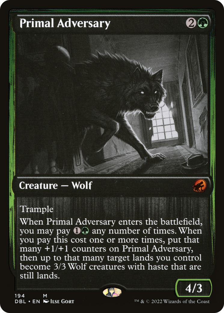 Image of Primal Adversary (DBL-194) - Innistrad: Double Feature Foil
