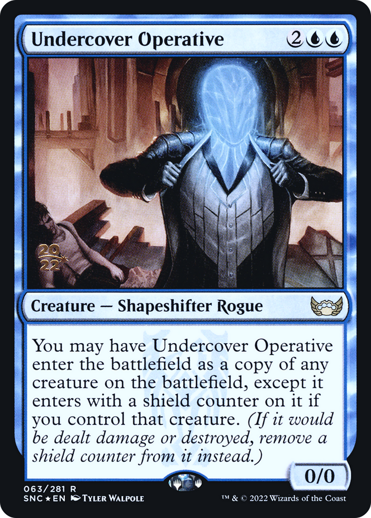 Image of Undercover Operative (PRE-063) - Streets of New Capenna Promos Foil