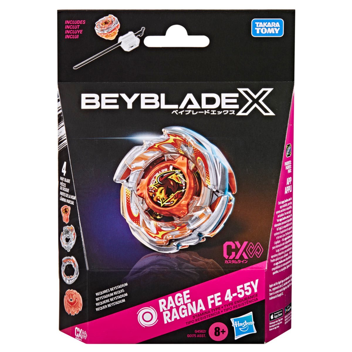 Image of Beyblade X Rage Ragna FE 4-55Y CX Infinity Starter Pack Set