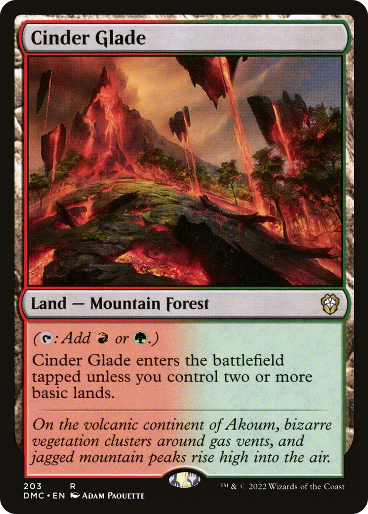 Image of Cinder Glade (DMC-203) - Dominaria United Commander