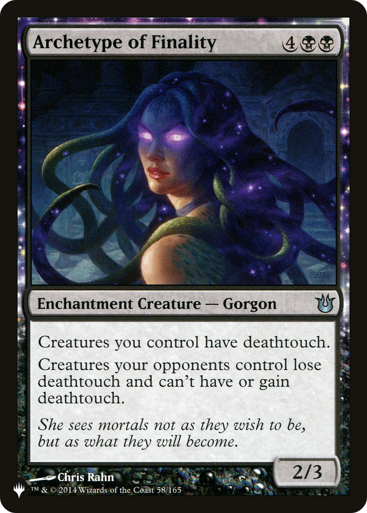 Image of Archetype of Finality (LIST-BNG-58) - The List: (enchantment)