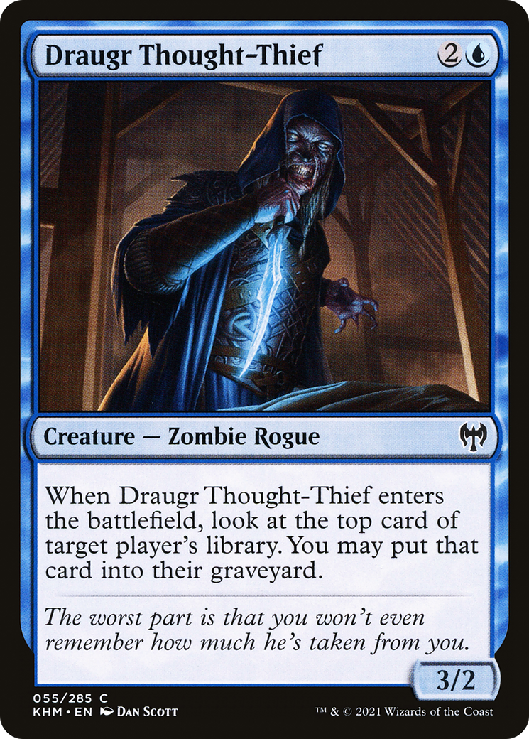 Image of Draugr Thought-Thief (KHM-055) - Kaldheim Foil