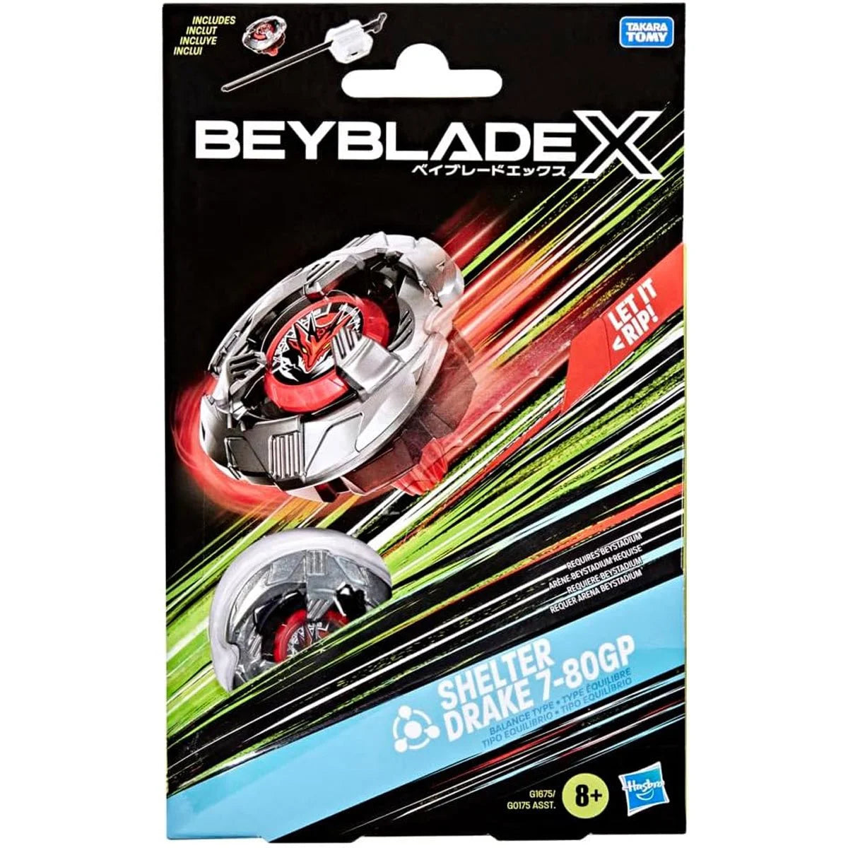 Image of Beyblade x Shelter Drake 7-80GP
