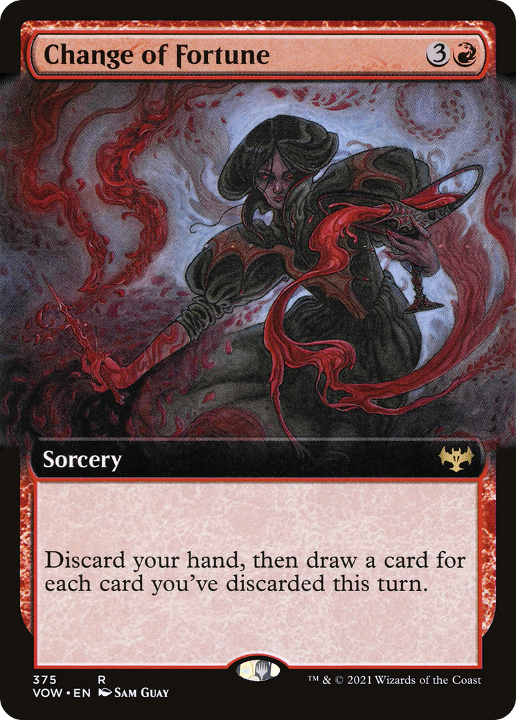 Image of Change of Fortune (Extended Art) (VOW-375) - Innistrad: Crimson Vow: (Extended Art)