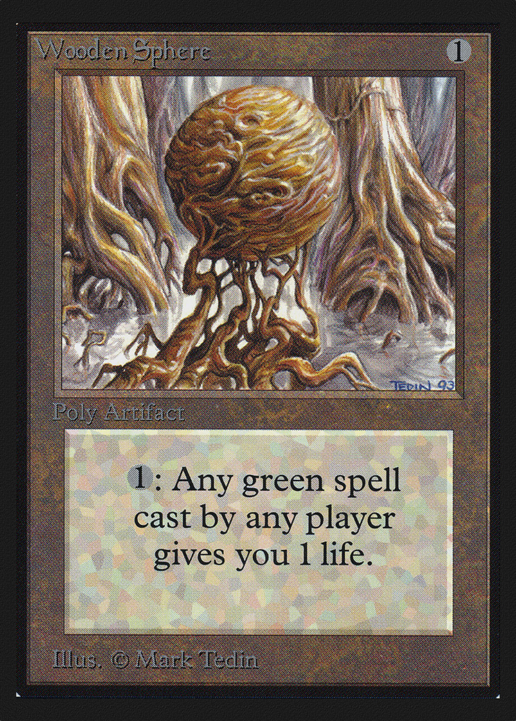 Image of Wooden Sphere (IE) (IED-) - Intl. Collectors' Edition