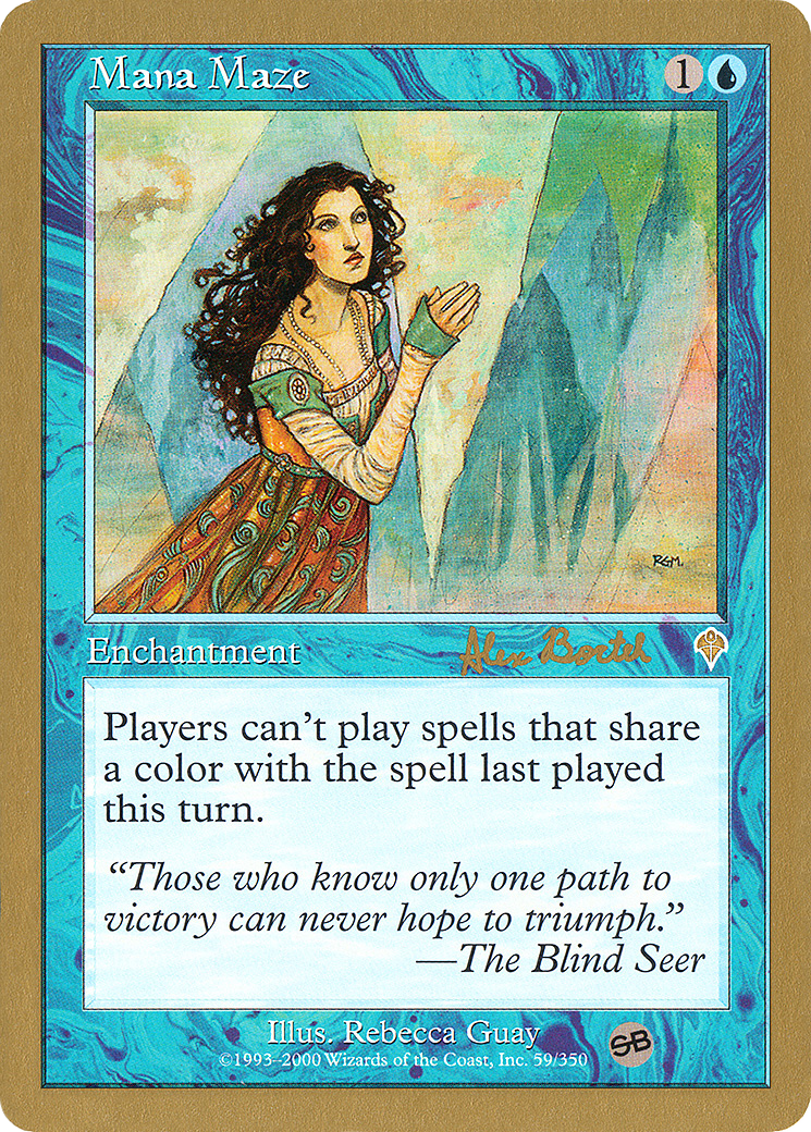 Image of Mana Maze - 2001 Alex Borteh (INV) (SB) (WCD-) - World Championship Decks 2001