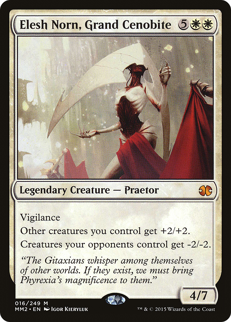 Image of Elesh Norn, Grand Cenobite (MM2-016) - Modern Masters 2015 Foil