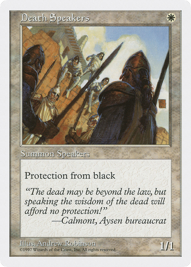 Image of Death Speakers (5ED-) - Fifth Edition