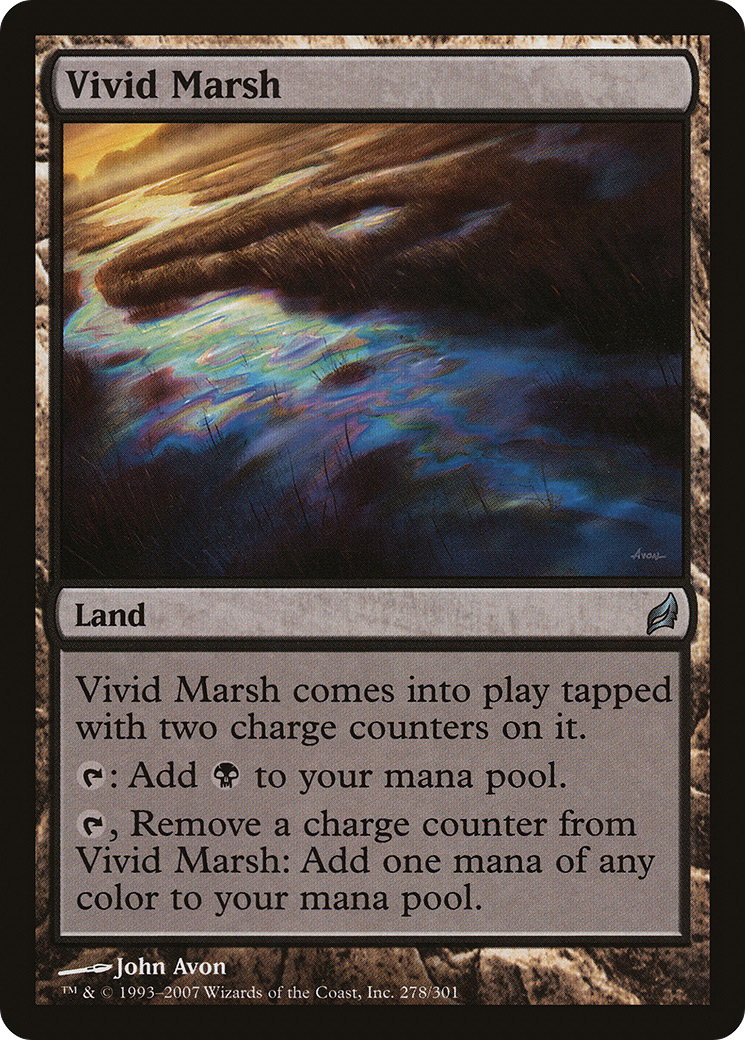 Image of Vivid Marsh (LRW-278) - Lorwyn Foil