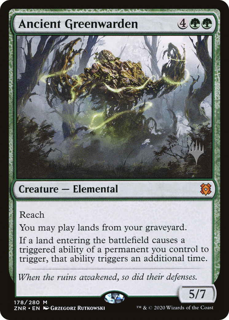 Image of Ancient Greenwarden (PPZNR-178) - Zendikar Rising Promos