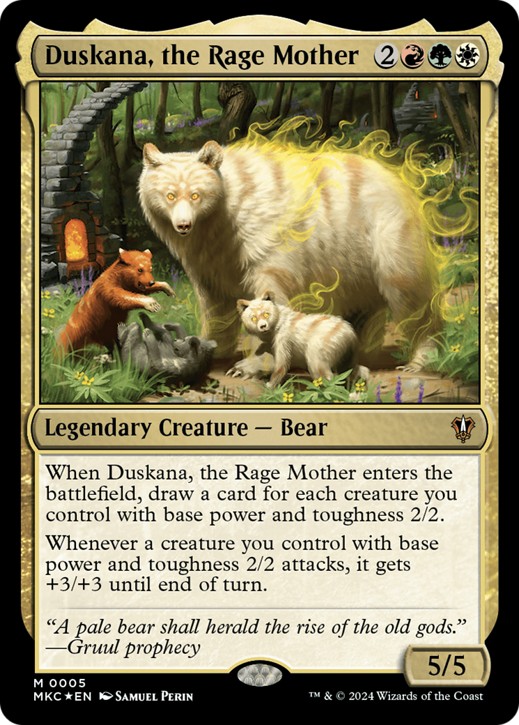 Image of Duskana, the Rage Mother (MKC-005) - Murders at Karlov Manor Commander Foil