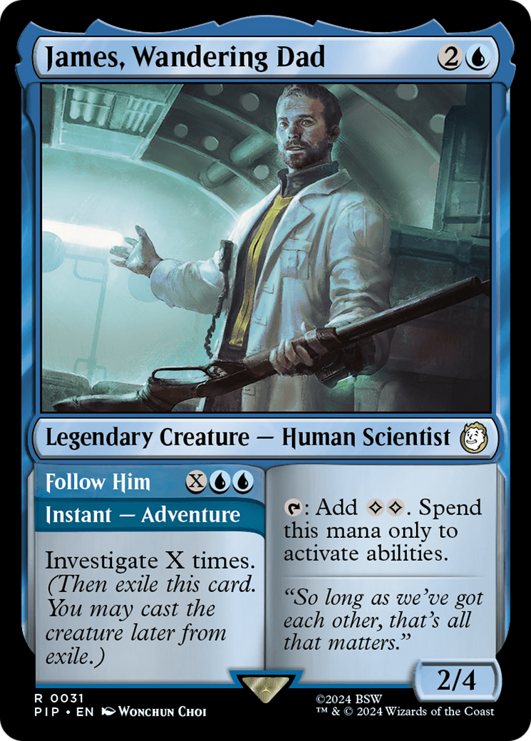 Image of James, Wandering Dad (PIP-031) - Fallout Foil