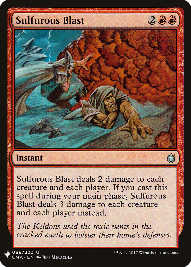 Image of Sulfurous Blast (LIST-088) - The List