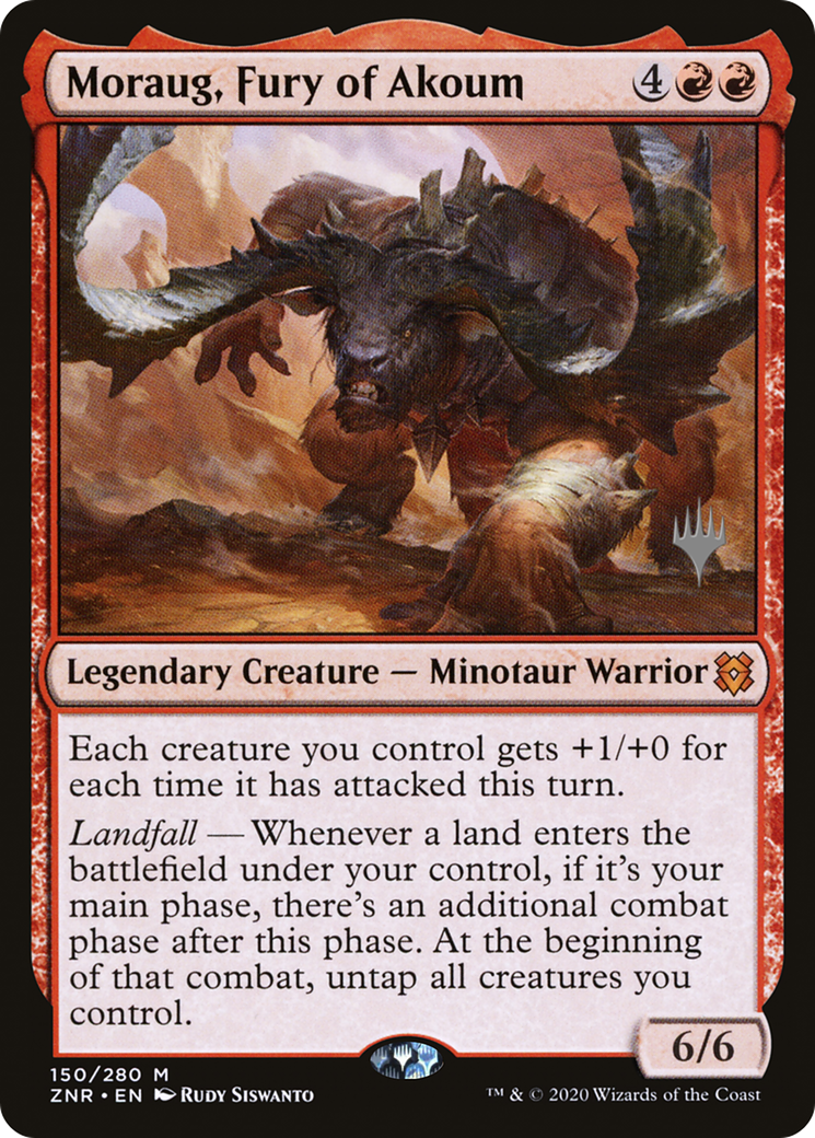Image of Moraug, Fury of Akoum (PPZNR-150) - Zendikar Rising Promos