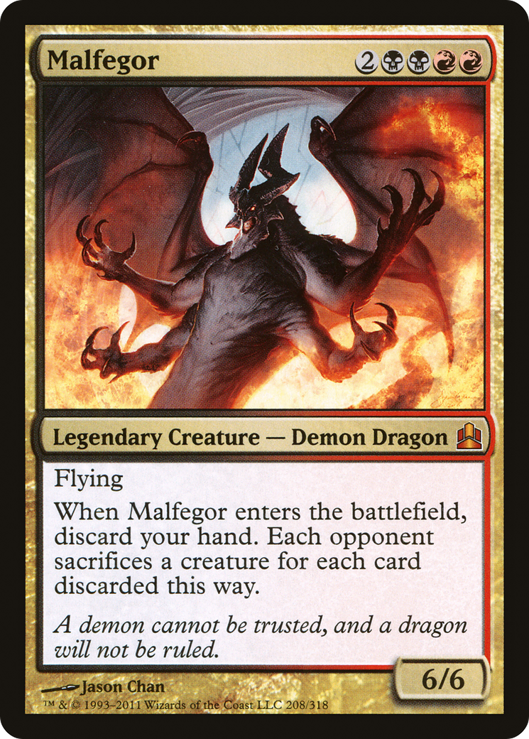 Image of Malfegor (CMD-208) - Commander 2011