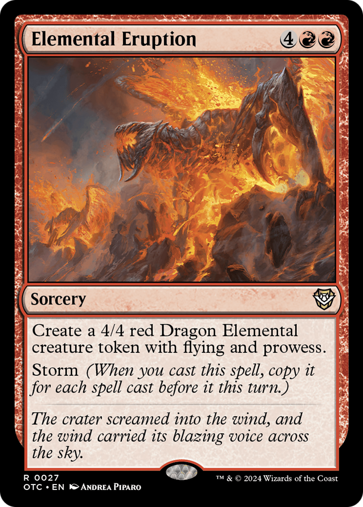 Image of Elemental Eruption (OTC-027) - Outlaws of Thunder Junction Commander