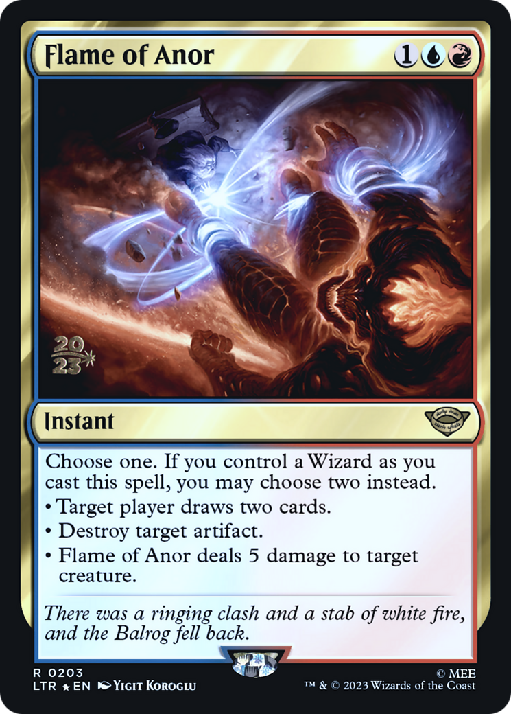Image of Flame of Anor (PRE-203) - Tales of Middle-earth Promos Foil