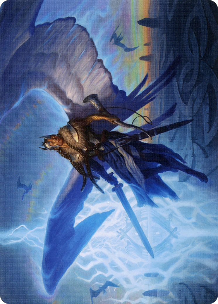 Image of Righteous Valkyrie // Righteous Valkyrie (ASKHM-006) - Art Series: Kaldheim (Borderless)