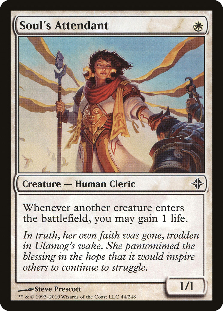Image of Soul's Attendant (ROE-044) - Rise of the Eldrazi Foil