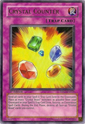 Image of Crystal Counter (DP07-EN024) - Duelist Pack 7: Jesse Anderson 1st Edition