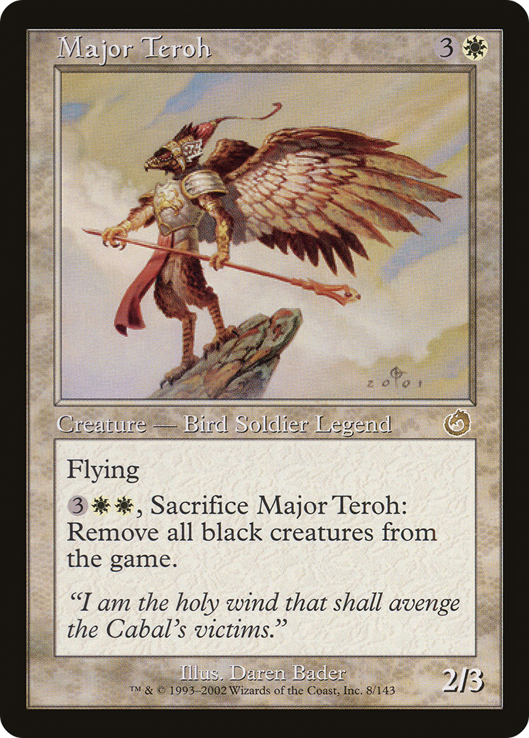 Image of Major Teroh (TOR-008) - Torment Foil