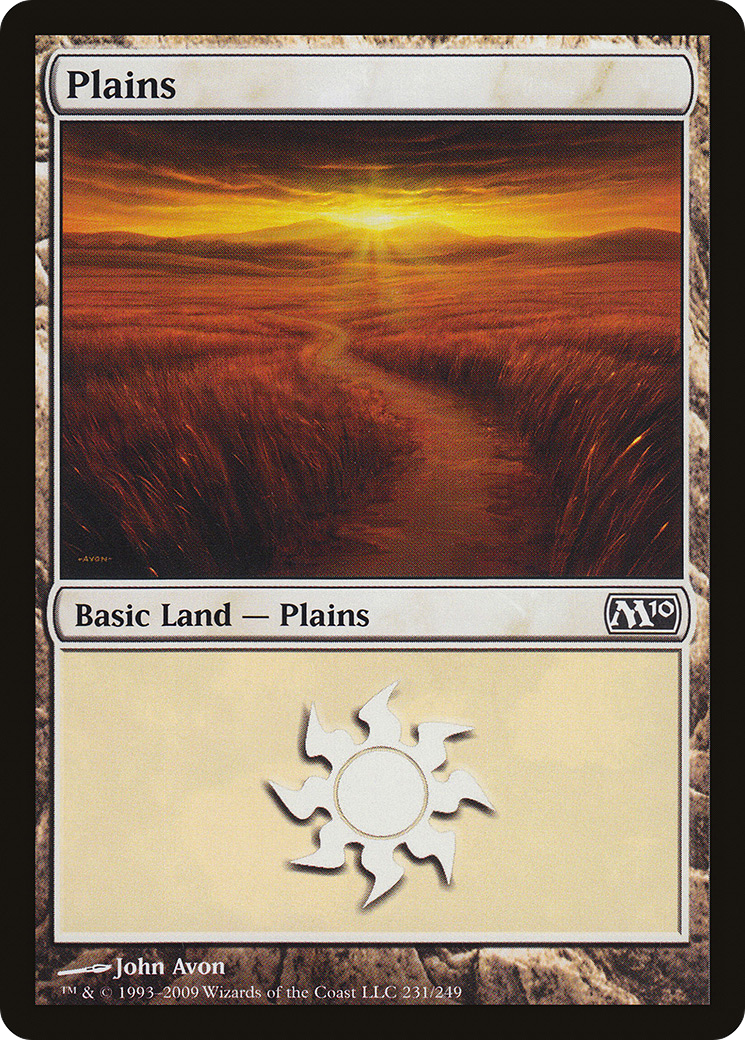 Image of Plains (231) (M10-231) - Magic 2010 Foil