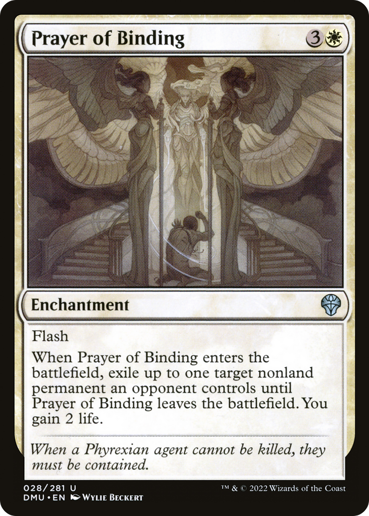 Image of Prayer of Binding (DMU-028) - Dominaria United Foil