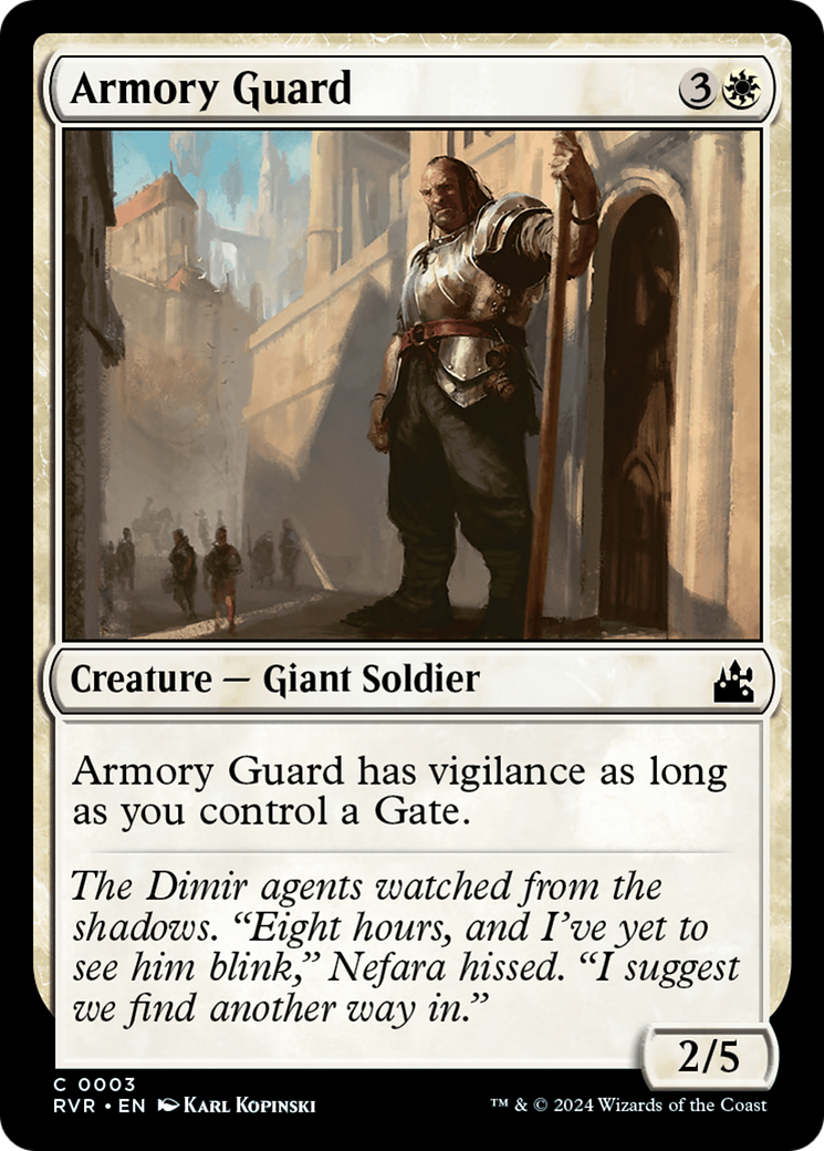 Image of Armory Guard (RVR-003) - Ravnica Remastered