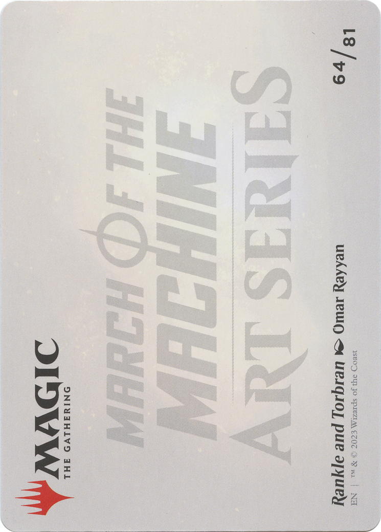 Image of Rankle and Torbran // Rankle and Torbran (AMOM-064) - March of the Machine Art Series (Borderless)