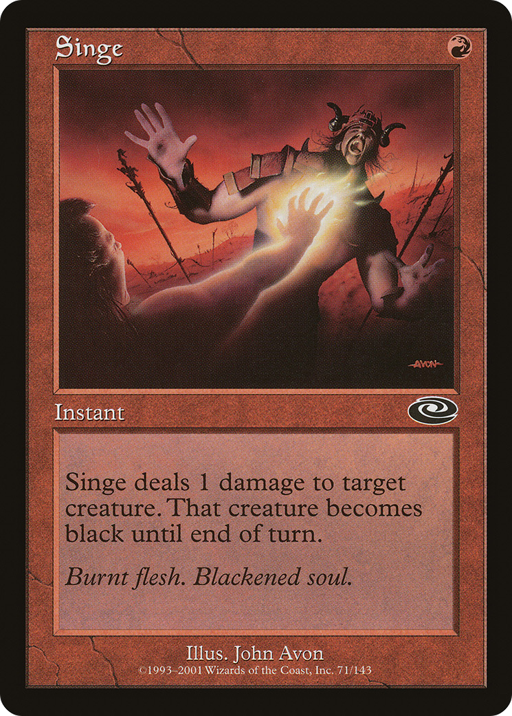 Image of Singe (PLS-071) - Planeshift Foil
