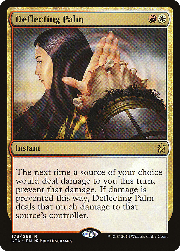 Image of Deflecting Palm (KTK-173) - Khans of Tarkir