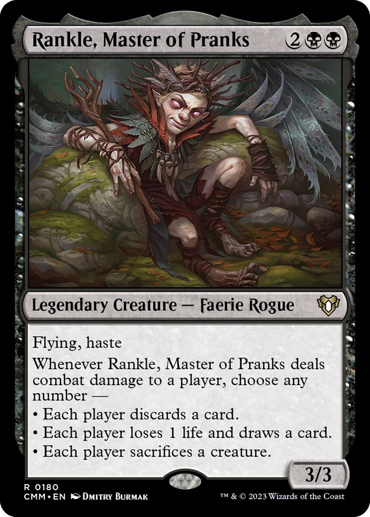 Image of Rankle, Master of Pranks (CMM-180) - Commander Masters