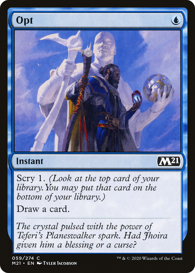 Image of Opt (M21-059) - Core Set 2021 Foil