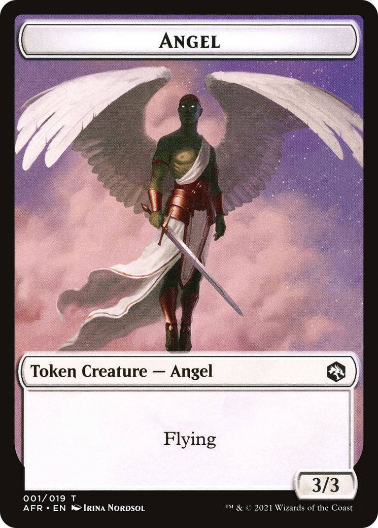 Image of Angel (TAFR-001) - Adventures in the Forgotten Realms Tokens Foil