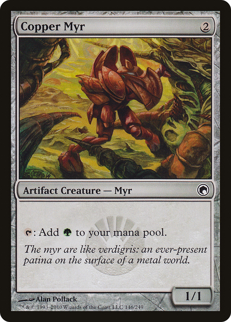 Image of Copper Myr (SOM-146) - Scars of Mirrodin