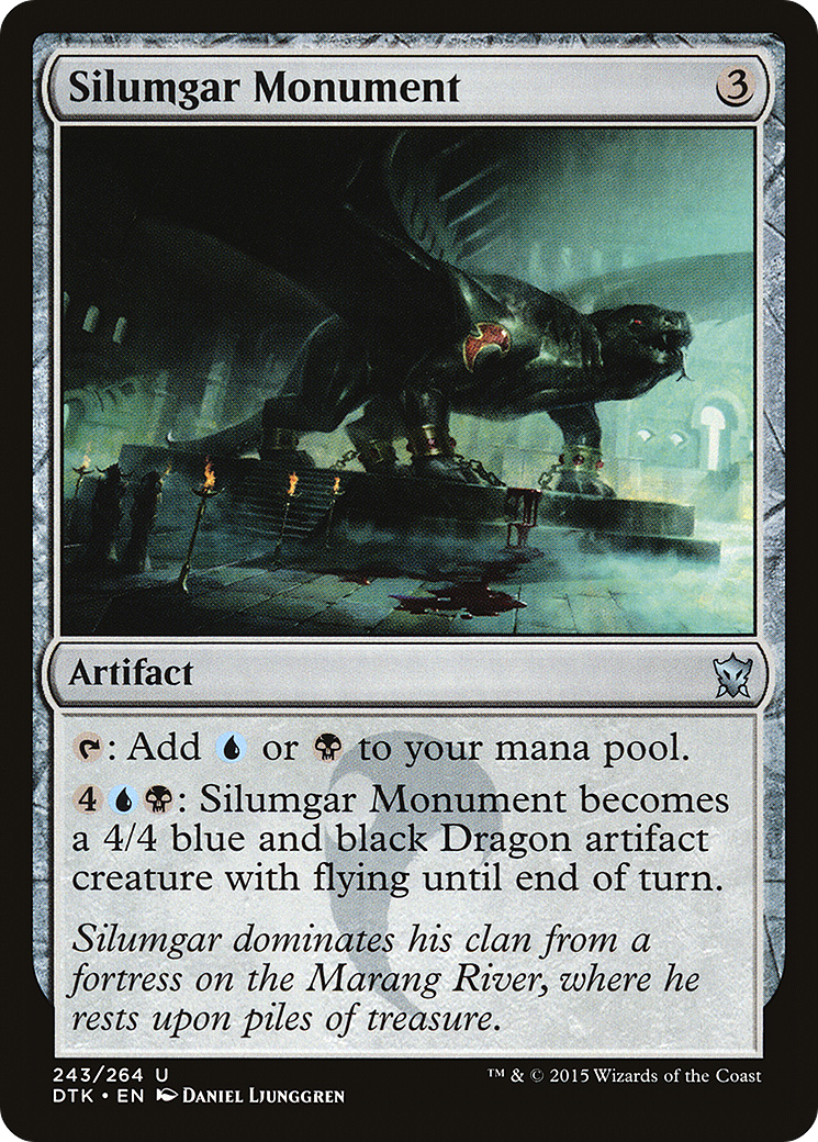 Image of Silumgar Monument (DTK-243) - Dragons of Tarkir Foil
