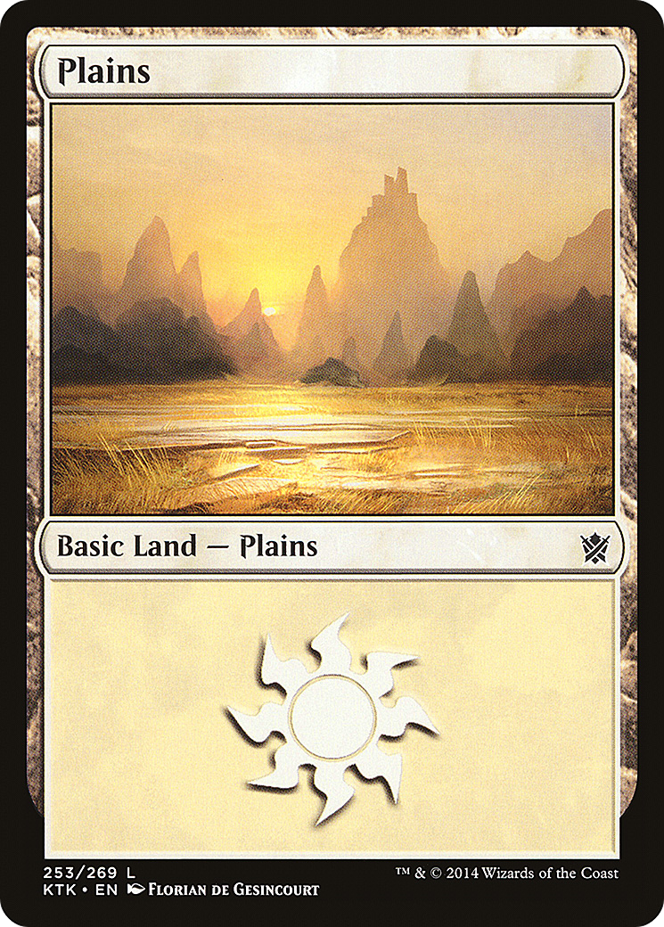 Image of Plains (253) (KTK-253) - Khans of Tarkir Foil