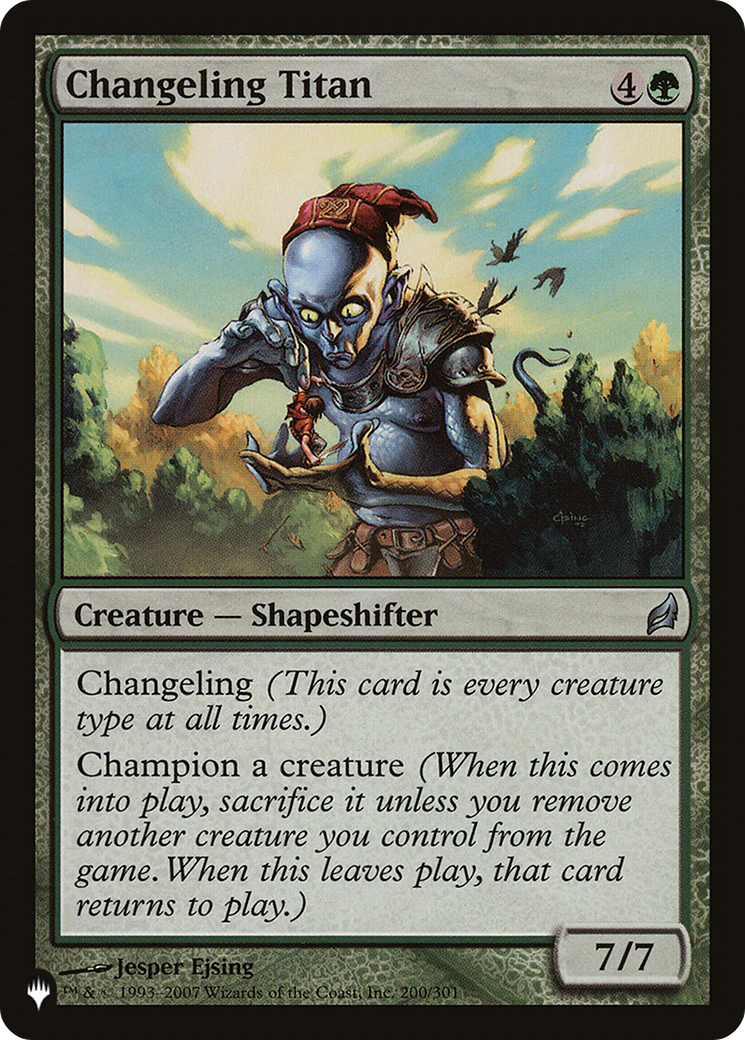 Image of Changeling Titan (LIST-LRW-200) - The List