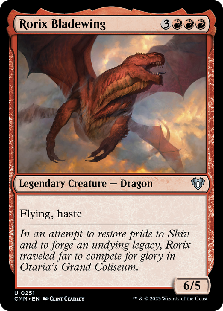Image of Rorix Bladewing (CMM-251) - Commander Masters Foil